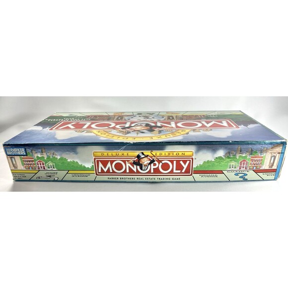 Monopoly Deluxe Edition 1995 Parker Brothers Vintage Board Game - Picture 12 of 14